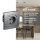 Schutzkontakt-Steckdose mit 2x USB McPower Flair, 250V, 5V/2,1A, UP, anthrazit