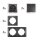Schalter und Steckdosen Set McPower Flair Standard Profi 20-teilig, anthrazit