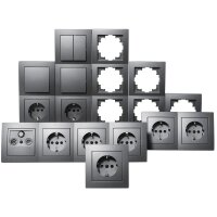 Schalter und Steckdosen Set McPower Flair Wohnlandschaft,...