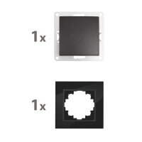 Wechselschalter McPower Flair, 250V~/10A, UP, anthrazit,...