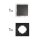 Wechselschalter McPower Flair, 250V~/10A, UP, anthrazit, inkl. Glasrahmen