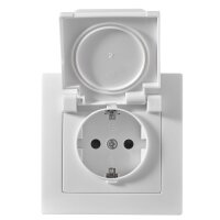 Schutzkontakt-Steckdose McPower Flair 250V/16A, UP, IP44,...