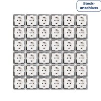 Schutzkontakt-Steckdose McPower Flair 250V~/16A, UP,...