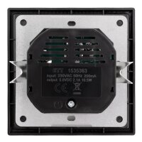 Schutzkontakt-Steckdose McPower Shallow 2x USB-A - 5V/2,1A