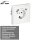 Schutzkontakt-Steckdose McPower Shallow 1x USB-C - 18W Quickcharge - 1x USB-A