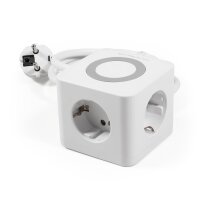 Tischsteckdose McPower BW-03 3x Steckdose, 2xUSB-A,...