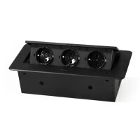 Tisch-Einbausteckdose McPower TS-03S 3x Steckdose, 1,8m...