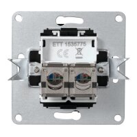 Netzwerk-Dose McPower Flair CAT6A, UP, anthrazit,...