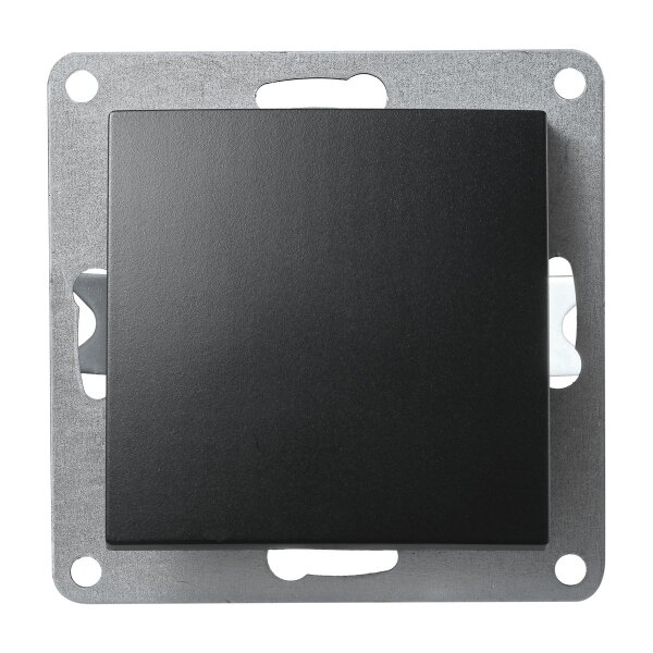 Kreuzschalter McPower Flair, 250V~/10A, UP, matt schwarz