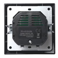 Schutzkontakt-Steckdose mit 2x USB McPower Flair,250V,...
