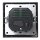 Schutzkontakt-Steckdose mit 2x USB McPower Flair,250V, 5V/2,1A,UP,matt schwarz