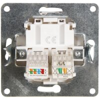 RJ45 + RJ11 Dose McPower Flair f&uuml;r ISDN, Cat, UP,...