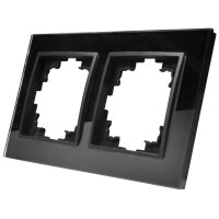 Glas-Rahmen McPower Flair, 2-fach, schwarz