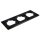 Glas-Rahmen McPower Flair, 3-fach, schwarz