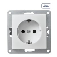 Schutzkontakt-Steckdose McPower Flair, 250V~/16A, UP, Steckanschluss, wei&szlig;