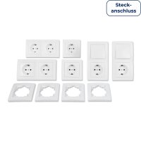 Schalter und Steckdosen Set McPower Flair Standard Profi,...