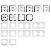 Schalter und Steckdosen Set McPower Flair Standard Profi,...