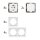 Schalter und Steckdosen Set McPower Flair Standard Profi, 20-teilig, Steckanschluss