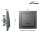 Schalter McPower Flair, 250V~/10A, UP, anthrazit mit Orientierungsleuchte