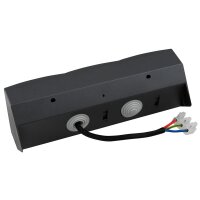 Steckdosenblock McPower Flair Aufbau, anthrazit, 3-fach Schutzkontakt + USB