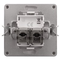 Netzwerk-Dose McPower Shallow CAT6A, UP, wei&szlig;,...