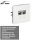 Netzwerk-Dose McPower Shallow CAT6A, UP, wei&szlig;, vollgeschirmt