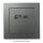 USB-Ladedose McPower Flair 2-fach, USB-C, PD 3.0 20W, anthrazit
