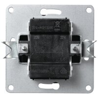 Taster McPower Flair 2-fach, 250V~/10A, UP, anthrazit