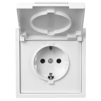 Schutzkontakt-Steckdose McPower Shallow 250V/16A, UP,...