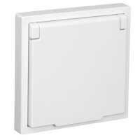 Schutzkontakt-Steckdose McPower Shallow 250V/16A, UP, IP44, Steckanschluss