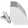 Steckdosenblock Aufbau, silber-wei&szlig;, 2-fach, 2x USB (Typ A+C), 3680W