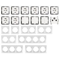 Schalter und Steckdosen Set McPower Flair Wohnlandschaft,...