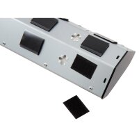 Steckdosenblock McPower Premium Aufbau, Edelstahl, 4-fach Schutzkontakt