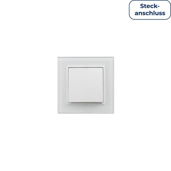 Wechselschalter McPower Flair, 250V~/10A, UP, Steckanschluss, wei&szlig;
