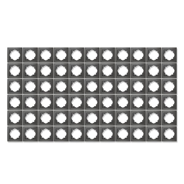 Rahmen McPower Flair, 1-fach, anthrazit, 66er-Pack