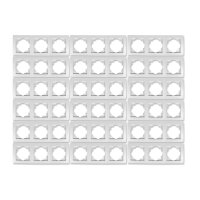 Rahmen McPower Flair, 3-fach, wei&szlig;, 18er-Pack