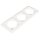 Rahmen McPower Flair, 3-fach, wei&szlig;, 18er-Pack