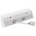 Steckdosenblock McPower Flair wei&szlig;, 3-fach Schutzkontakt + USB-C / USB-A