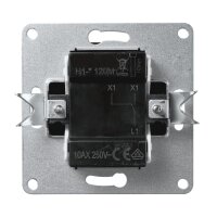 Schalter McPower Flair, 250V~/10A, UP, matt schwarz mit...