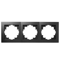 Rahmen McPower Flair, 3-fach, matt schwarz