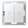 Jalousie-Taster McPower Flair, Hoch und Runter, 250V~/10A, UP, wei&szlig;