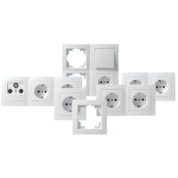 Schalter und Steckdosen Set McPower Flair Arbeitszimmer,...