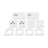 Schalter und Steckdosen Set McPower Flair Multimedia,...