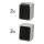 Feuchtraum Set McPower Taff Flur 4-teilig, grau, IP44