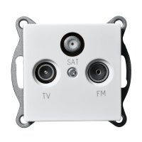 Antennendose McPower Cup f&uuml;r TV, Radio und Sat, UP,...