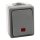 Feuchtraum Orientierungs-Schalter McPower Secure, 250V~/10A, IP44, AP, grau