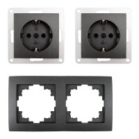 Steckdosen Set McPower Flair Beginner 2S Profi 3-teilig, Steckanschluss