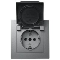Schutzkontakt-Steckdose McPower Flair 250V/16A, UP, IP44,...