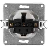 Schutzkontakt-Steckdose McPower Cup Einsteckschutz, 18er-Pack, inkl. Rahmen