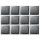 Schutzkontakt-Steckdose McPower Flair, 250V~/16A, IP44, anthrazit, 12er-Pack